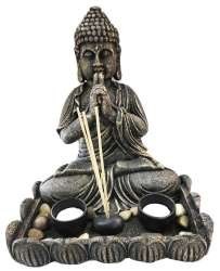 Decorative Buddha with Tealight & Incense (1 pc.)