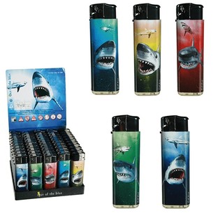 ELECTRICAL LIGHTERS SHARKS IN DISPLAY - OP = (50st).