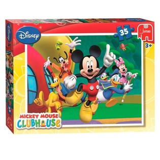 JUMBO PUZZLE DISNEY MICKEY MOUSE CLUBHOUSE JUMPING 35 PIECES (3 pcs.)