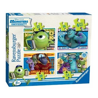 DISNEY PIXAR 4-PIECE SAMPLE UNIVERSITY PUZZLES (6 pcs.)