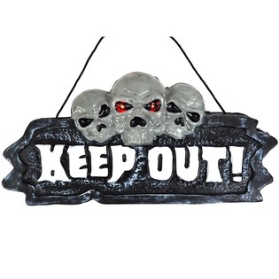 HALLOWEEN DECORATIONS BOARD WITH LIGHT AND SOUND (2st.)