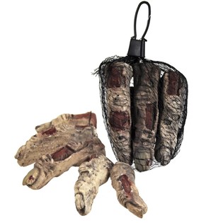 5 SEVERED HEAD DECORATION FINGERS IN HAT (6netjes)