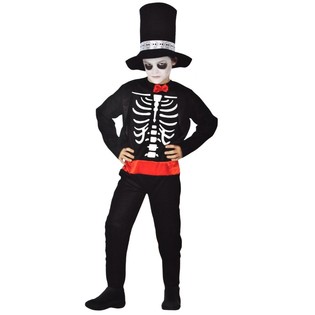 SKELETON SUIT FOR CHILDREN - SIZE 110