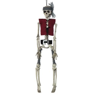 Hanging Skeleton Pirate 40 cm (6 pcs) - B2B Halloween Decoration