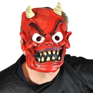 FLEXIBLE DEVIL MASK (6 pcs.)