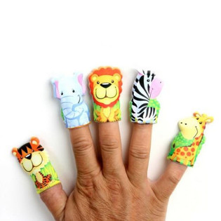 MIX VINGERPOP ANIMALS FIGURES (48st.)