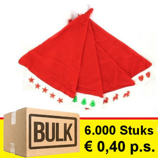 ***BULK DEAL*** ASSORTED PACK LED LIGHT-UP CHRISTMAS HATS (6,000 pcs.)
