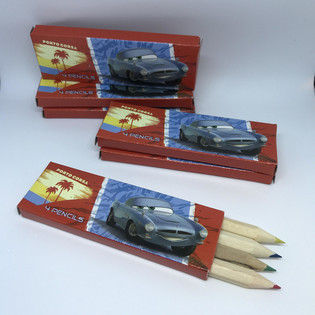 Disney Cars Small Colouring Pencils - 4-Pack in Box (48 pcs.)