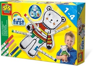 SES Creative My First - Color-in Plush Bear (1 pc.)