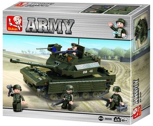 Sluban Tank M38-B6500 Army Building Blocks (1 pc)
