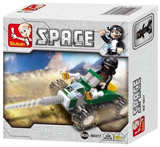 Sluban Space Vehicle M38-B0317 Building Blocks Set (1 pc.)