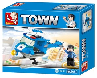 Sluban Police Helicopter M38-B0175 (1 pc.)