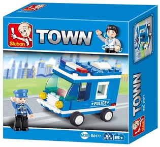 Sluban Police Bus M38-B0177 (1 pc.)