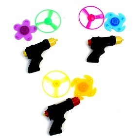 FLYING DISH PISTOL + ROAD SHOOTING TOL (48st.)