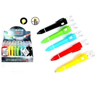 PEN WITH BUILT-IN LED FLASHLIGHT (50 pcs)