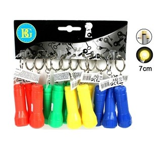 LED FLASHLIGHT ON KEY RING (12pcs)