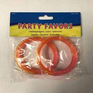 2 Pieces LARGE DELIVERY WATER GLITTER BRACELETS (12pcs)