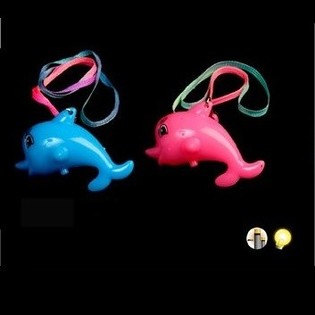 LUMINOUS LED DOLPHINS PENDANT FOR YOUR NECK (36p)