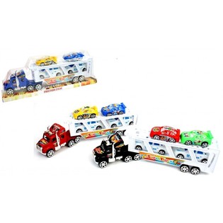 LARGE TRUCK WITH 4 CARS ON BLISTER (6pcs)