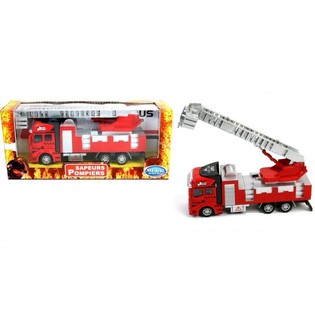 LARGE METAL PULL BACK FIREMAN CAR (2pcs)
