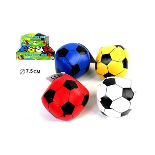 MIX COLORS FOOTBALLS, 7.5 Cm. IN DISPLAY (12st.)