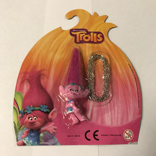 Trolls Figure on Chain with Display Card (12 pcs)