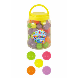 GLOW IN THE DARK BALL STOOLS &Oslash;3.3 CM. IN POT (72st.)