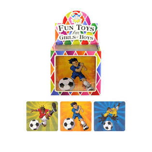 PUZZLE - FOOTBALLERS, 13 x 12 Cm. IN DISPLAY (108st.)