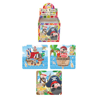 Pirate Jigsaw Puzzle 13 x 12 cm in Display (108 pcs)