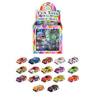 COOL MINI PULL BACK CARS IN DISPLAY (48 pcs)
