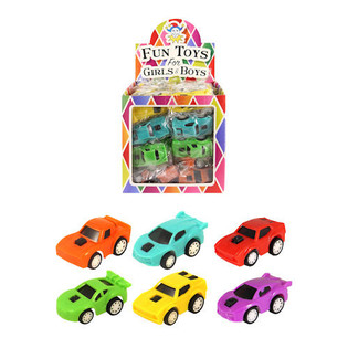 PULL BACK SPORTS CARS IN DISPLAY (48 pcs)