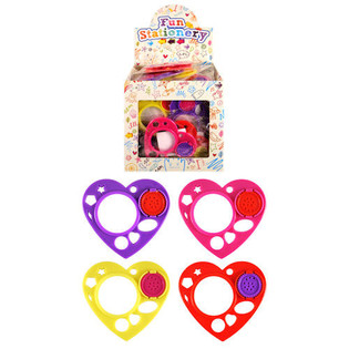 Heart-Shaped Spirograph in Display (50 pcs.)