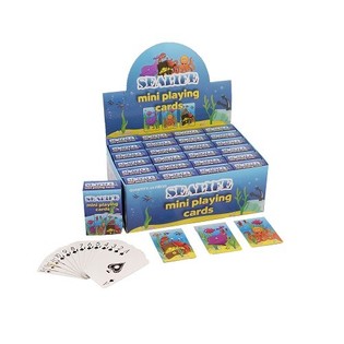Mini Playing Cards &ndash; Sea Life Model in Display (24 pcs)