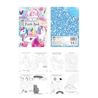 UNICORN PUZZLE BOOK (48st.)