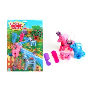 BIG PONY FAMILY PLAY SET ON CARD (6pcs)