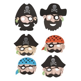 PIRATES MASKS OF FOAM - BOYS (24st.)