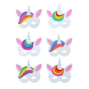 MIX UNICORN / UNICORN MASKS OF FOAM (24 pcs)