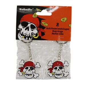 2-PIECE PIRATES KEY RING SETS (10 SETS)