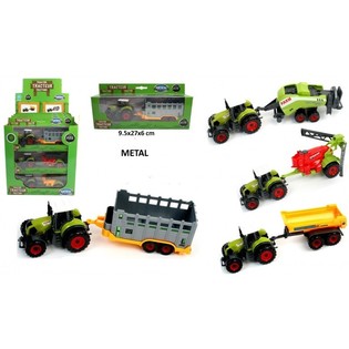THE CAST TRACTOR SET IN DISPLAY (12pcs)