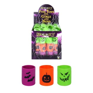MINI HALLOWEEN SPIRALS Ø3 CM. IN DISPLAY (72st.)