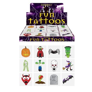 FUN TATOOS - MODEL HALLOWEEN (48packsx12st.)
