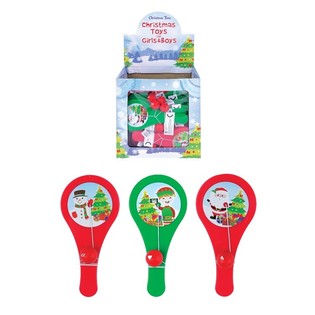 CHRISTMAS - PADDLE BAT BALL GAME IN DISPLAY (96st.)