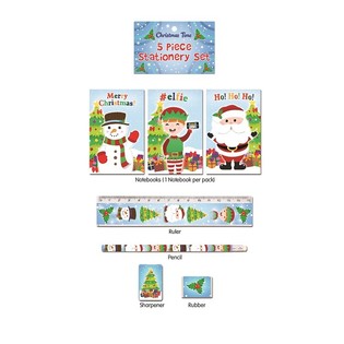 5-PIECE CHRISTMAS WRITING SET (24 pcs)