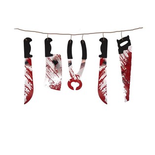 HALLOWEEN DECORATION SLINGER WITH BLURRY BLADES - 180 Cm. LONG (6pcs)