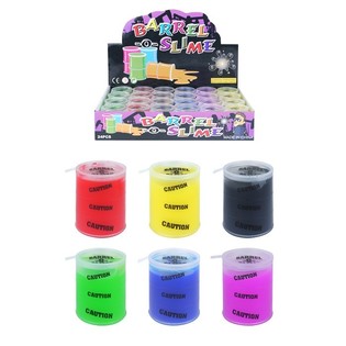 Colored Mini Slime in Barrel Display Box (24 pcs)