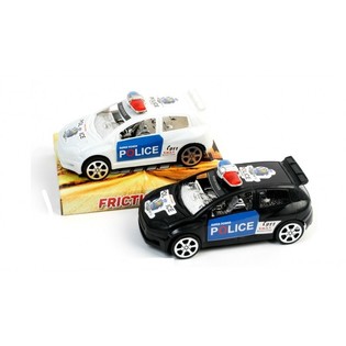 PULL BACK POLICE CARS ON BLISTER (12pcs)