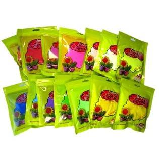 MIX COLORS FUNNY GUMMY, 60 grams (12 pcs.)