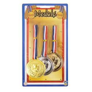 3 PIECES OF MEDAILE'S WINNERS ON CARD (6st.)