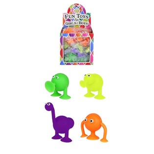 FUNNY SUCTION CAP FIGURES IN DISPLAY (72st.)