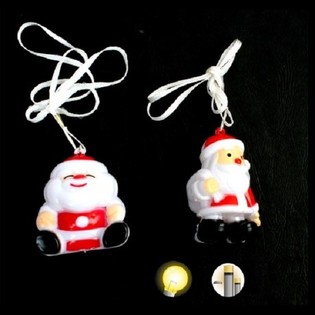 LUMINOUS LED SANTA CUP PENDANT FOR YOUR NECK (48pcs)
